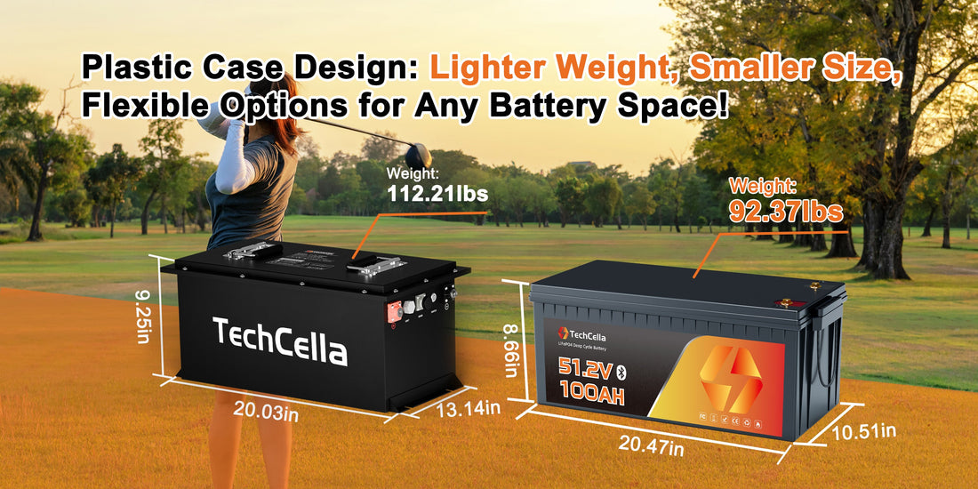 Plastic or Metal Case? Finding the Right Lithium Battery for Your Golf Cart