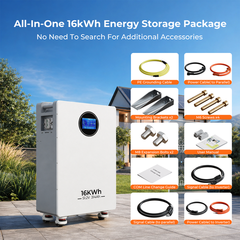 Techex 51.2V 314Ah LiFePO4 Lithium Battery Floor Standing, 16kWh | Bluetooth & WiFi | Fire-suppression